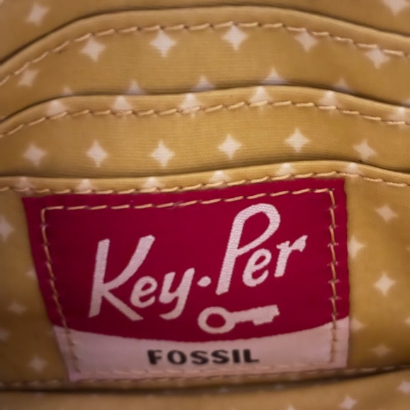 Discontinued Fossil Key-Per Wristlet Wallet - Y2K Early 2010s Retro Floral - Picture 5 of 8